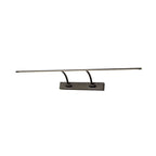 NL82719 Penton Large 2 Arm LED Picture Light Sand Black