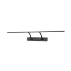 NL82719 Penton Large 2 Arm LED Picture Light Sand Black