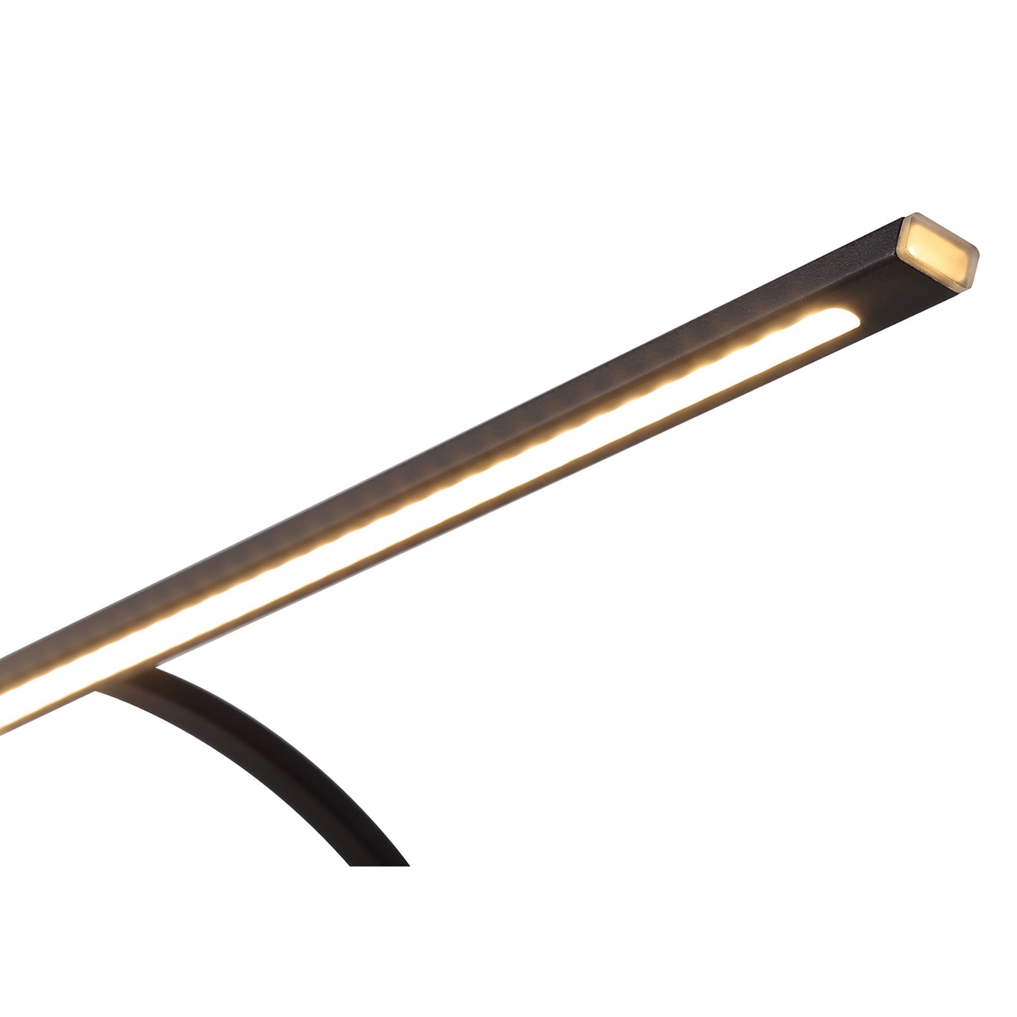 NL82719 Penton Large 2 Arm LED Picture Light Sand Black