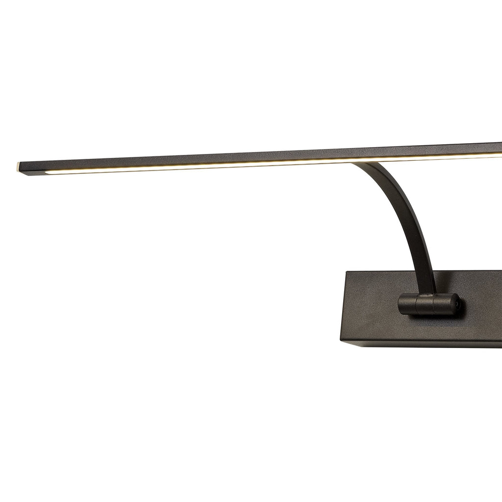 NL82719 Penton Large 2 Arm LED Picture Light Sand Black