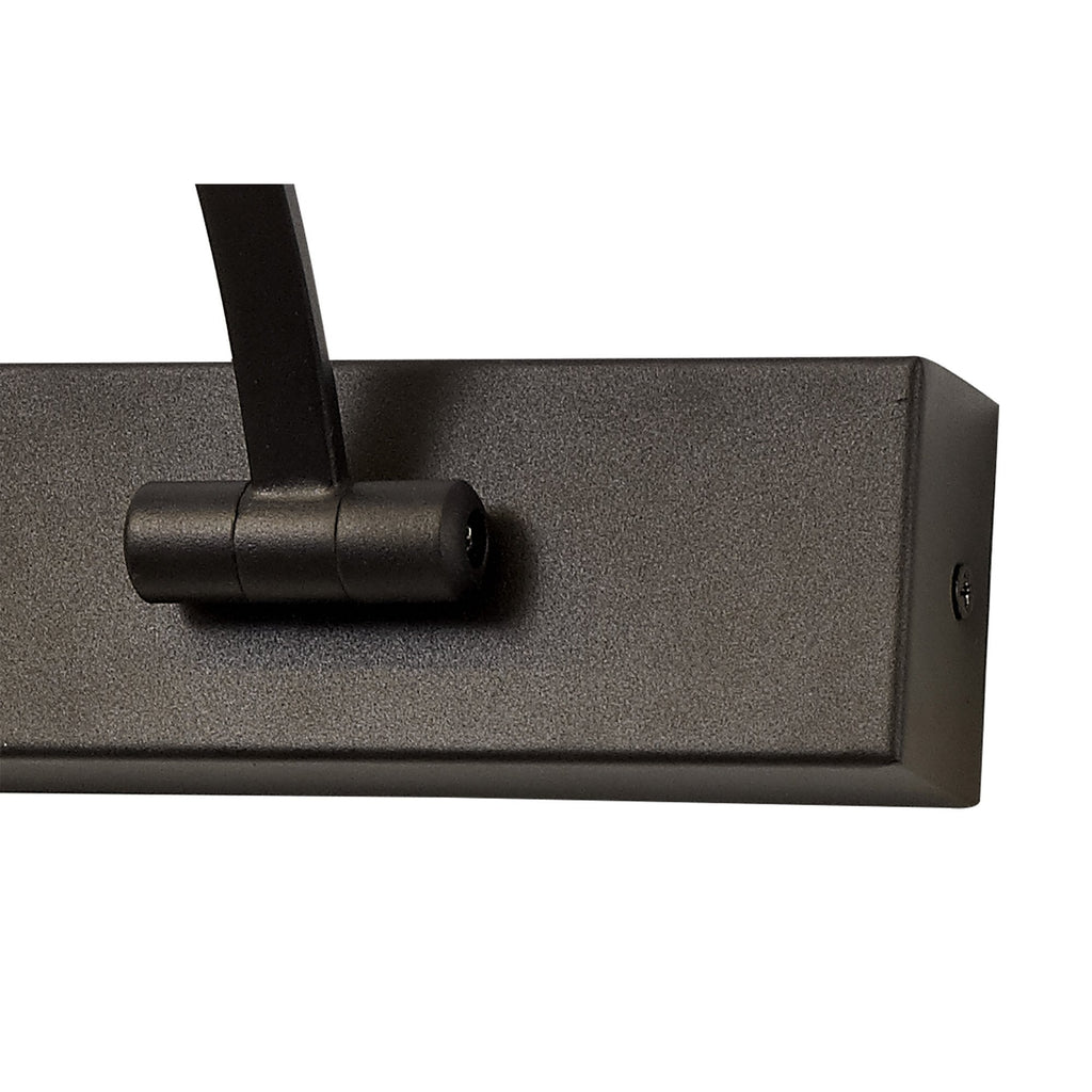 NL82719 Penton Large 2 Arm LED Picture Light Sand Black