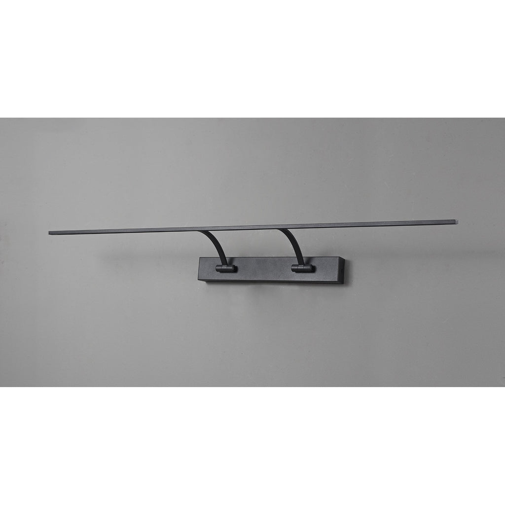 NL82719 Penton Large 2 Arm LED Picture Light Sand Black