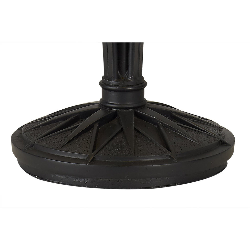 NL82749 Charlie Tiffany Table Lamp Red / Orange / Crystal / Black