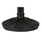 NL82749 Charlie Tiffany Table Lamp Red / Orange / Crystal / Black