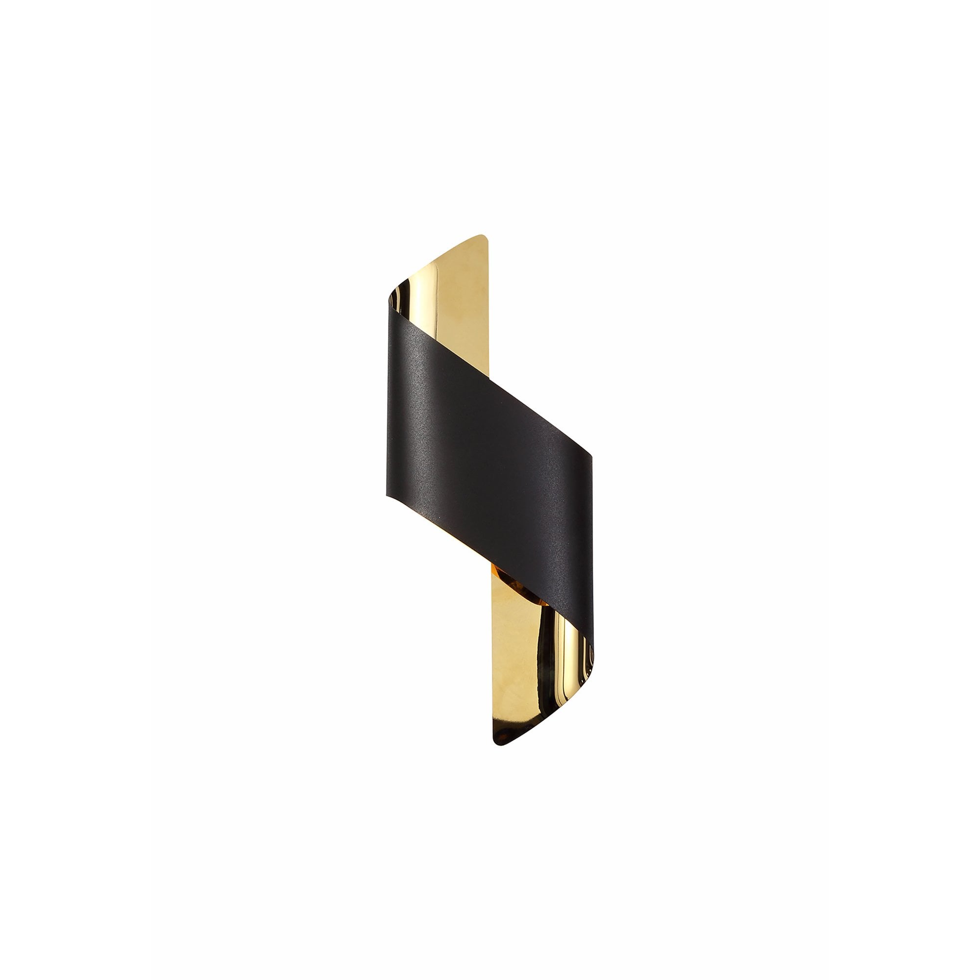 NL82759 Kally LED Wall Lamp Small Sand Black/Gold