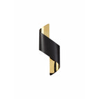 NL82759 Kally LED Wall Lamp Small Sand Black/Gold