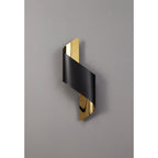 NL82759 Kally LED Wall Lamp Small Sand Black/Gold