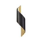 NL82769 Kally LED Wall Lamp Large Sand Black/Gold
