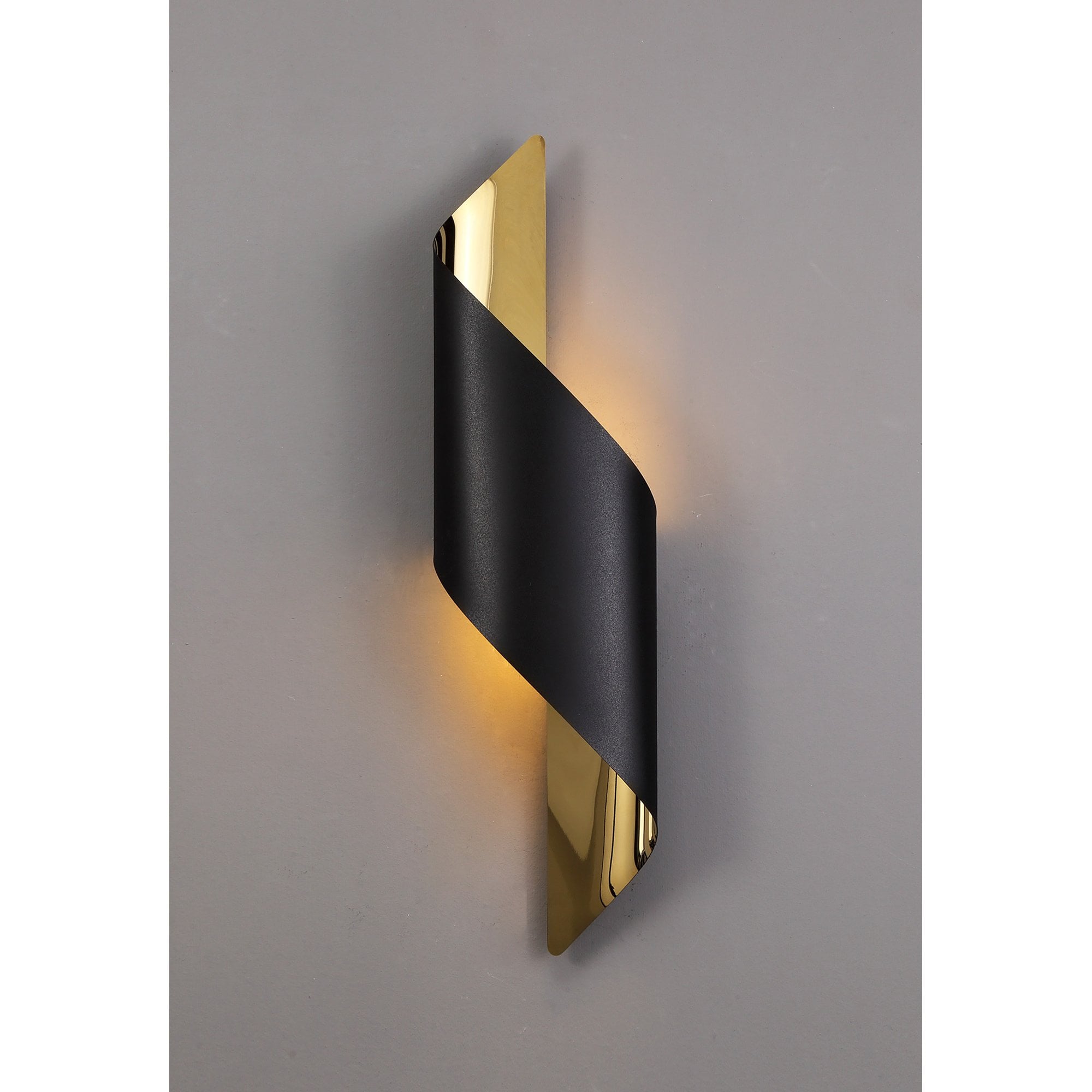 NL82769 Kally LED Wall Lamp Large Sand Black/Gold