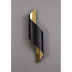 NL82769 Kally LED Wall Lamp Large Sand Black/Gold