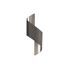 NL83109 Kally LED Wall Lamp Small Anthracite/Polished Chrome