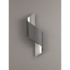 NL83109 Kally LED Wall Lamp Small Anthracite/Polished Chrome