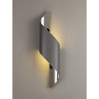 NL83119 Kally LED Wall Lamp Large Anthracite/Polished Chrome