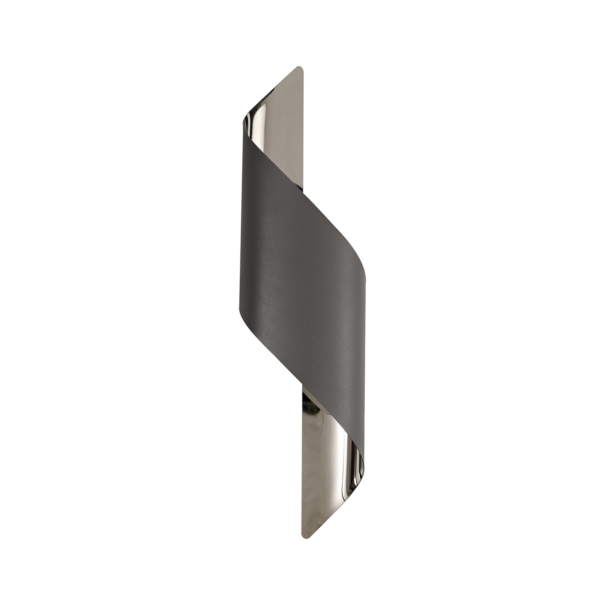 NL83119 Kally LED Wall Lamp Large Anthracite/Polished Chrome