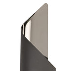 NL83119 Kally LED Wall Lamp Large Anthracite/Polished Chrome