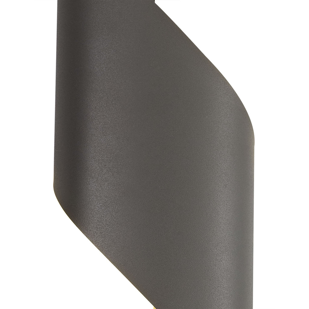 NL83119 Kally LED Wall Lamp Large Anthracite/Polished Chrome