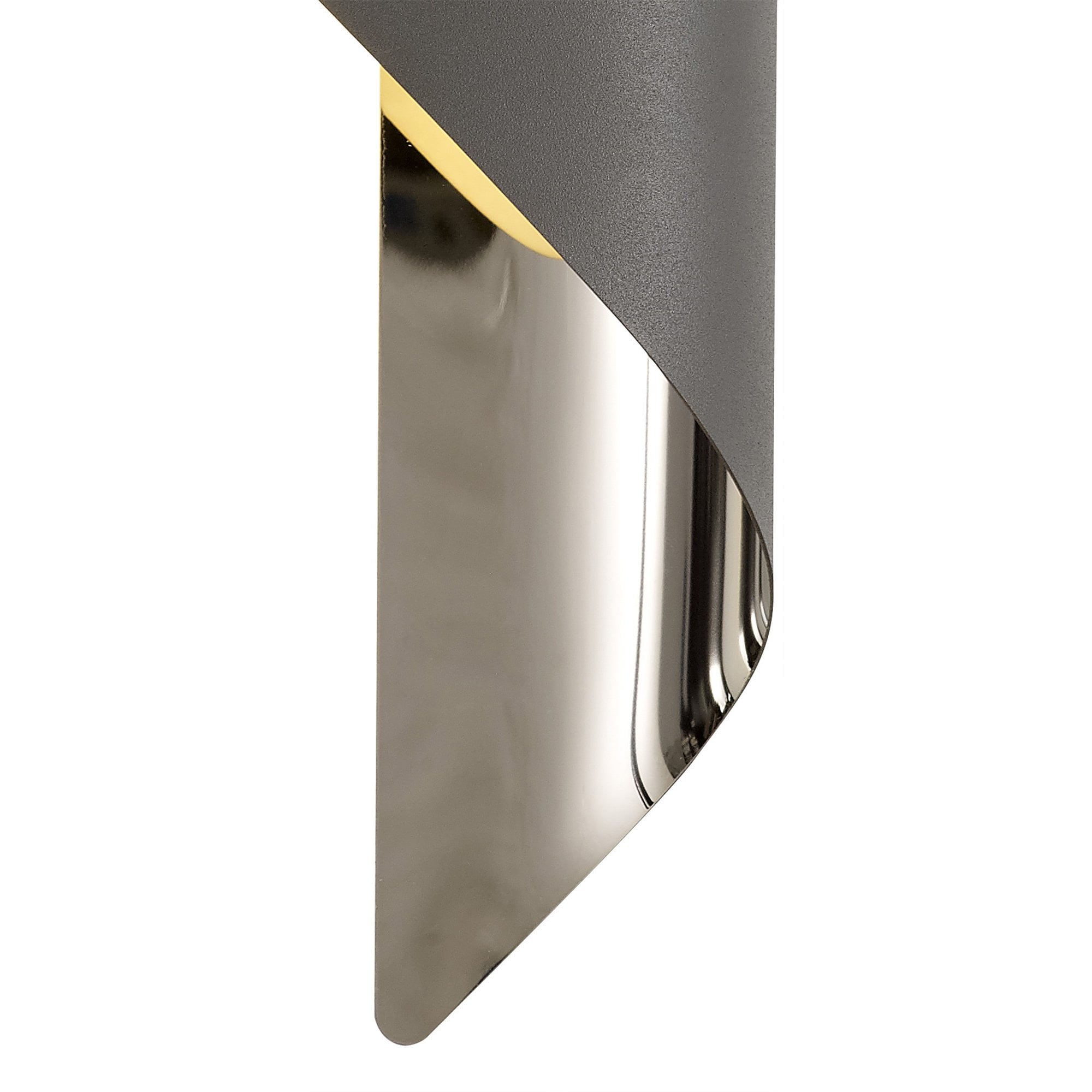 NL83119 Kally LED Wall Lamp Large Anthracite/Polished Chrome