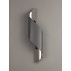 NL83119 Kally LED Wall Lamp Large Anthracite/Polished Chrome