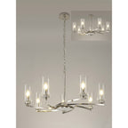 NL83749 Darling 7 Light Pendant/Semi Ceiling Polished Nickel