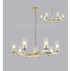 NL83759 Darling 7 Light Pendant/Semi Ceiling Polished Gold