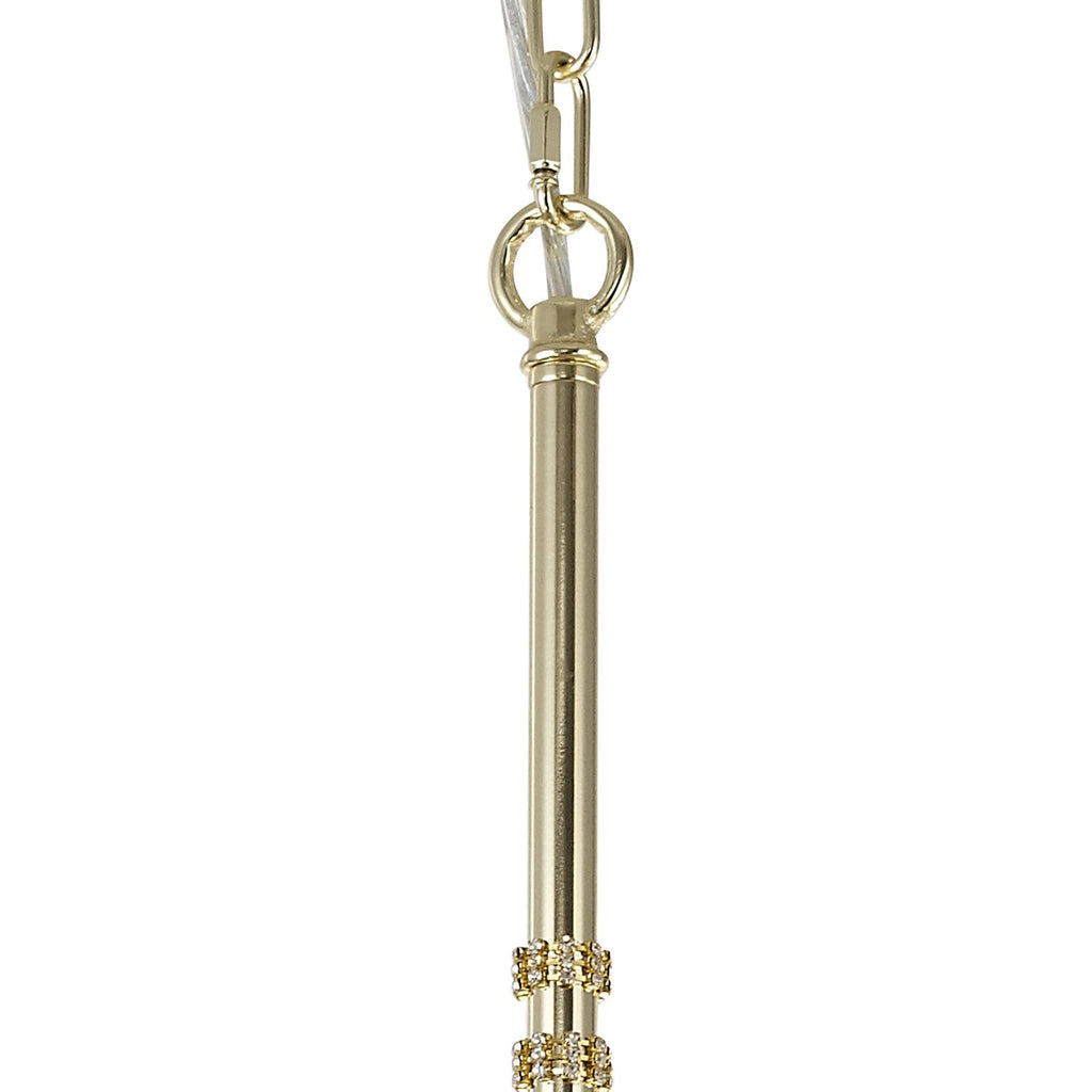 NL83759 Darling 7 Light Pendant/Semi Ceiling Polished Gold