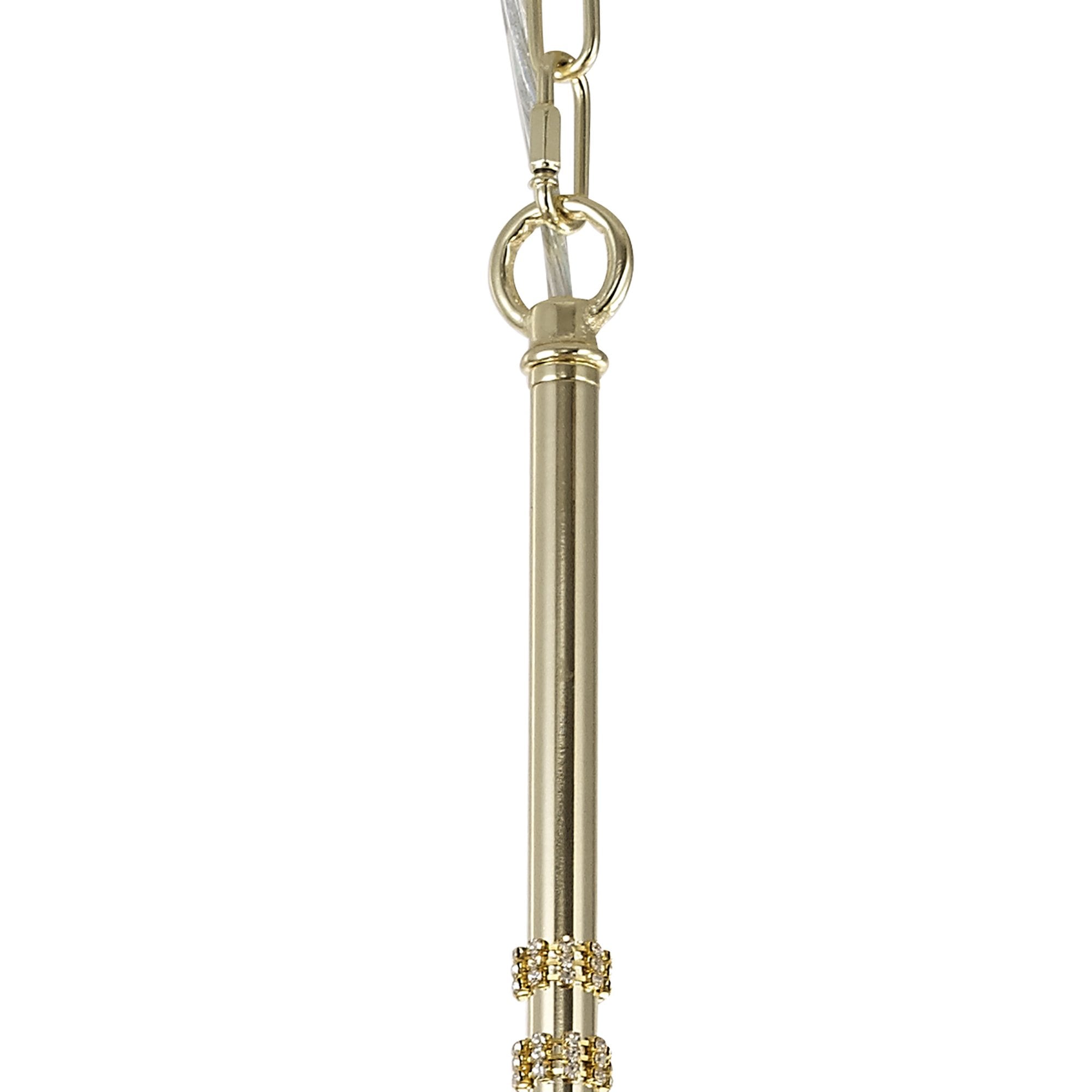 NL83759 Darling 7 Light Pendant/Semi Ceiling Polished Gold