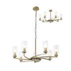 NL83769 Darling 7 Light Pendant/Semi Ceiling Antique Brass