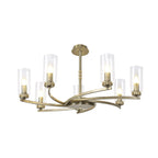NL83769 Darling 7 Light Pendant/Semi Ceiling Antique Brass