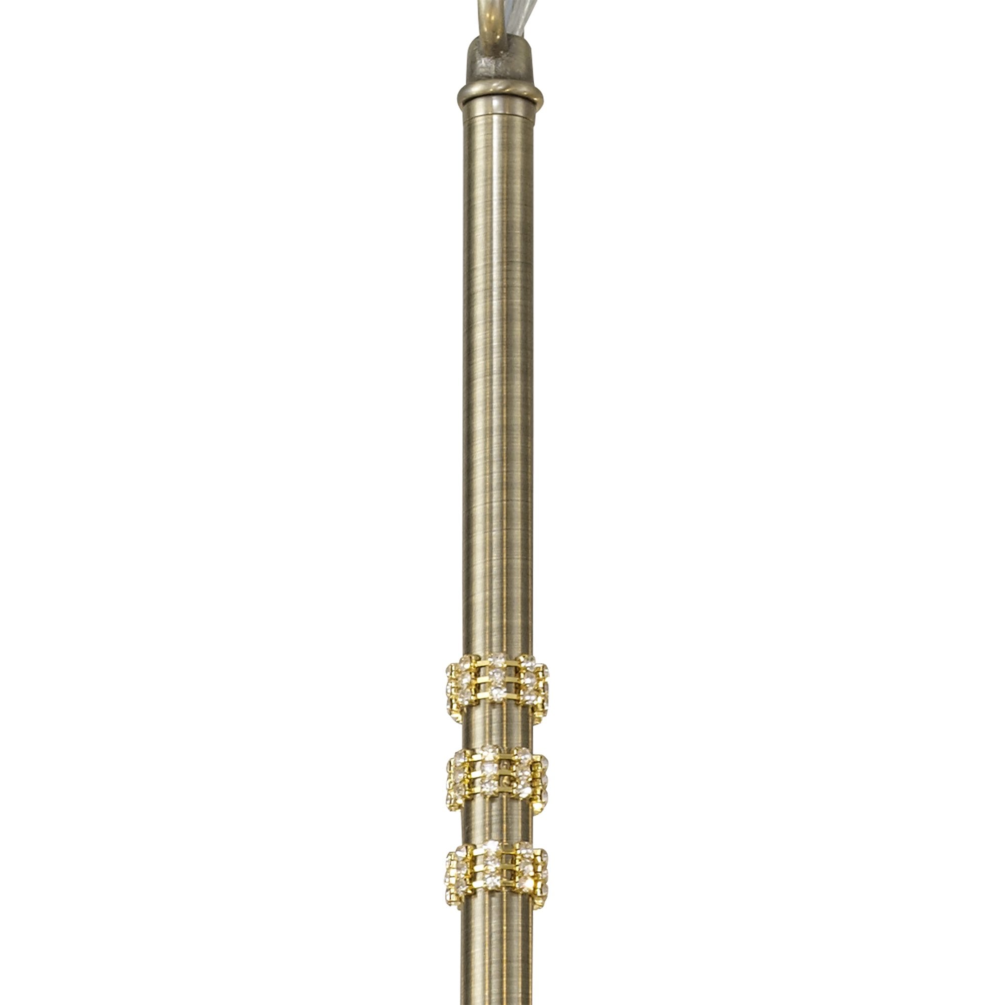 NL83769 Darling 7 Light Pendant/Semi Ceiling Antique Brass