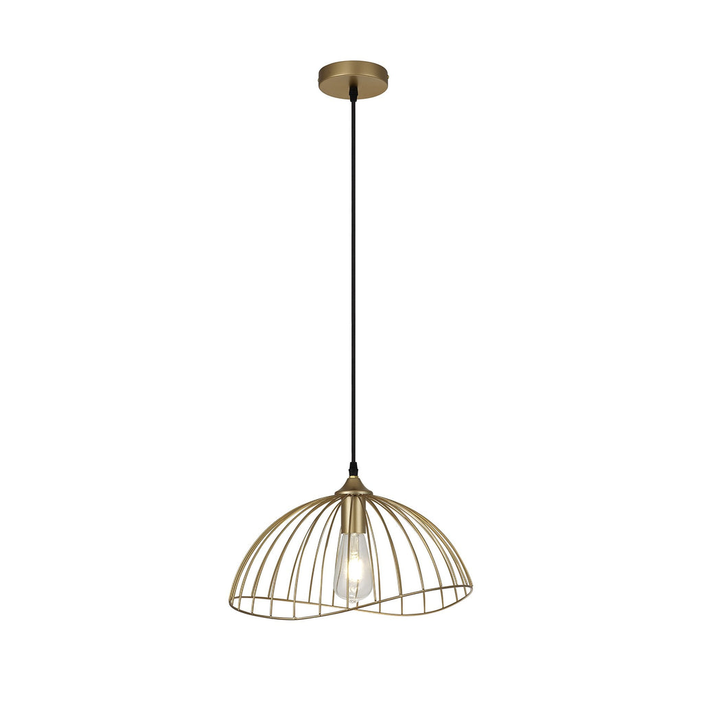 NL83779 Belgium Dome Pendant Painted Gold