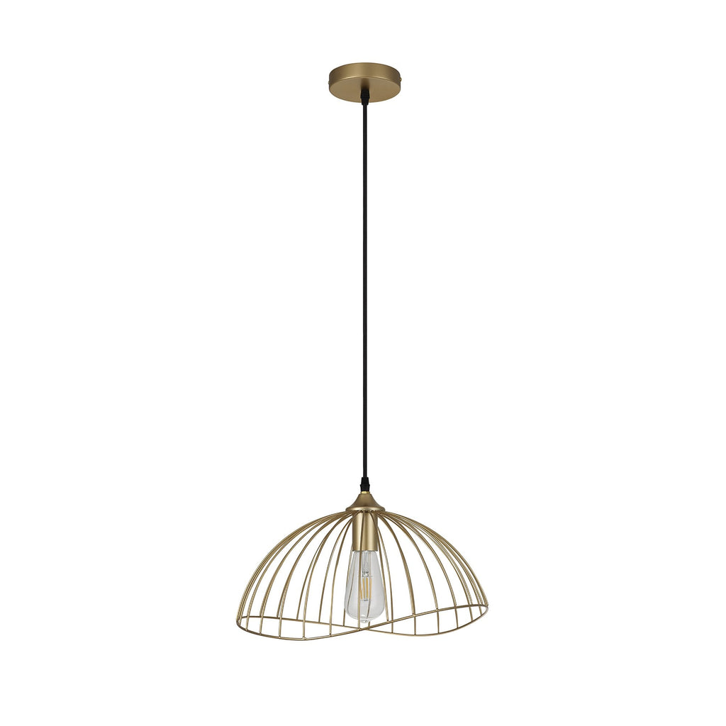 NL83779 Belgium Dome Pendant Painted Gold