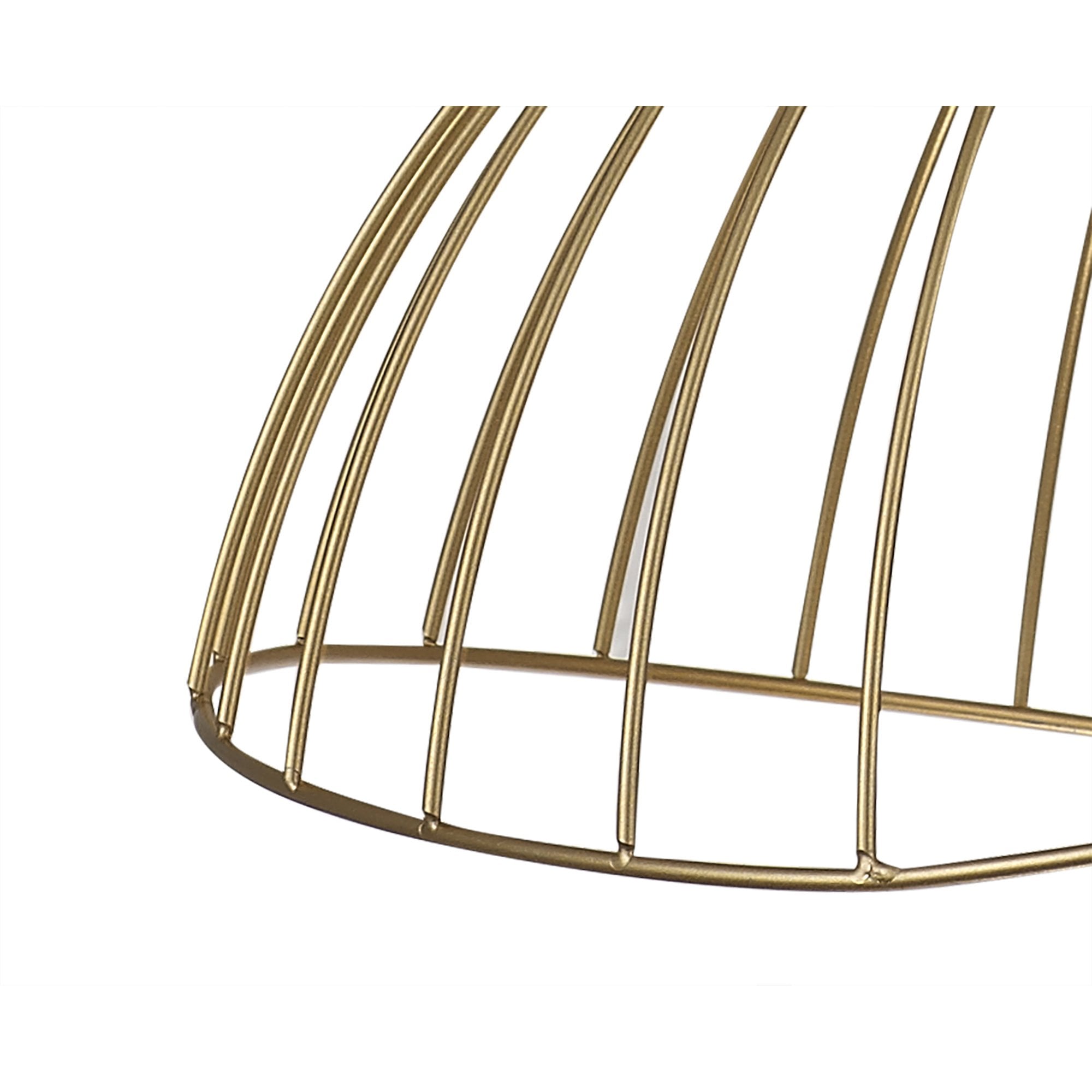 NL83779 Belgium Dome Pendant Painted Gold
