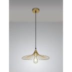 NL83789 Belgium Shallow Pendant Painted Gold