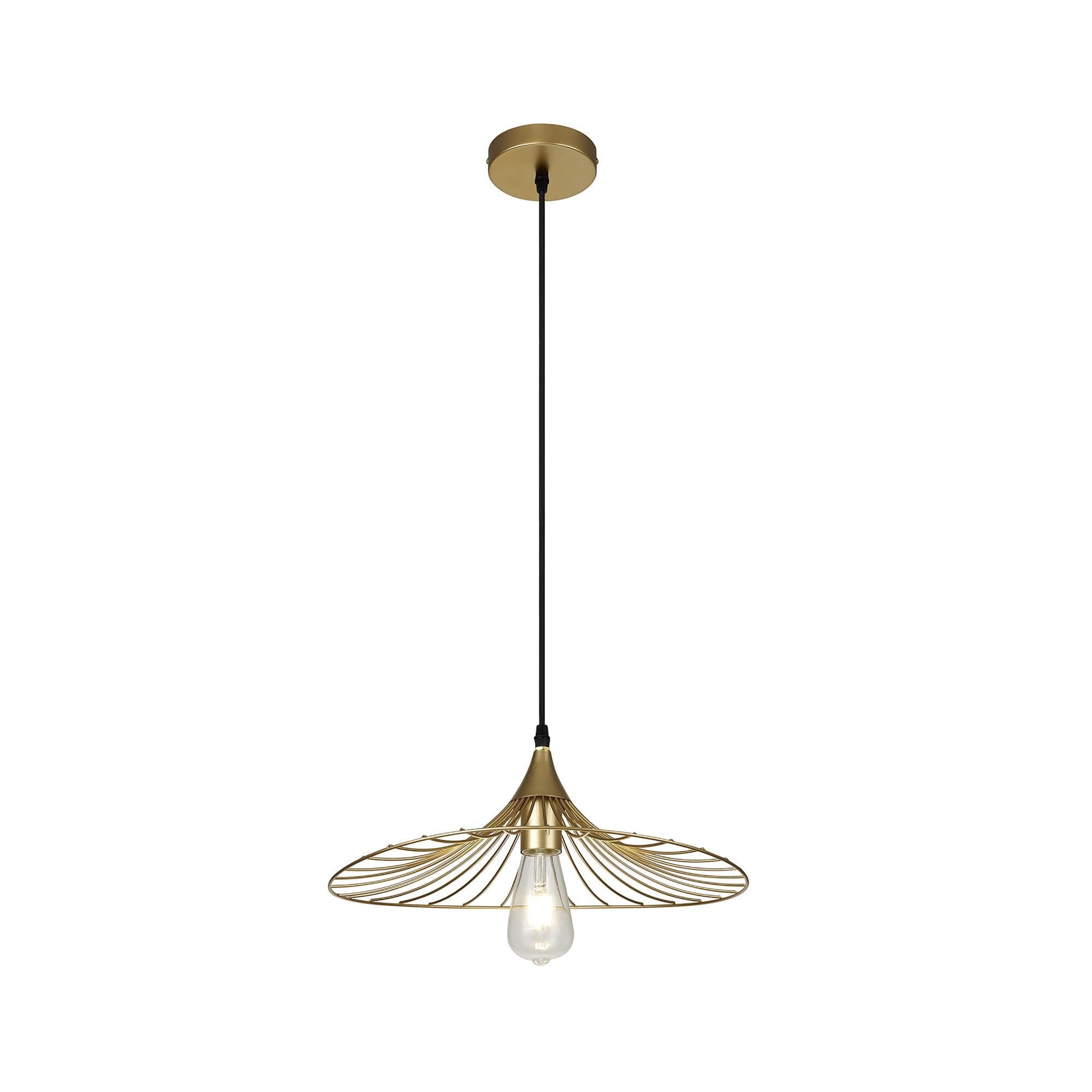 NL83789 Belgium Shallow Pendant Painted Gold