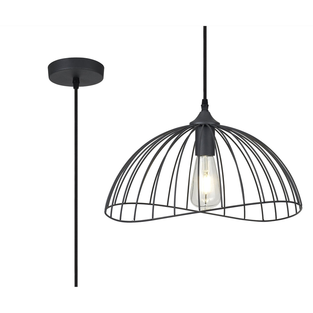 NL83799 Belgium Dome Pendant Graphite