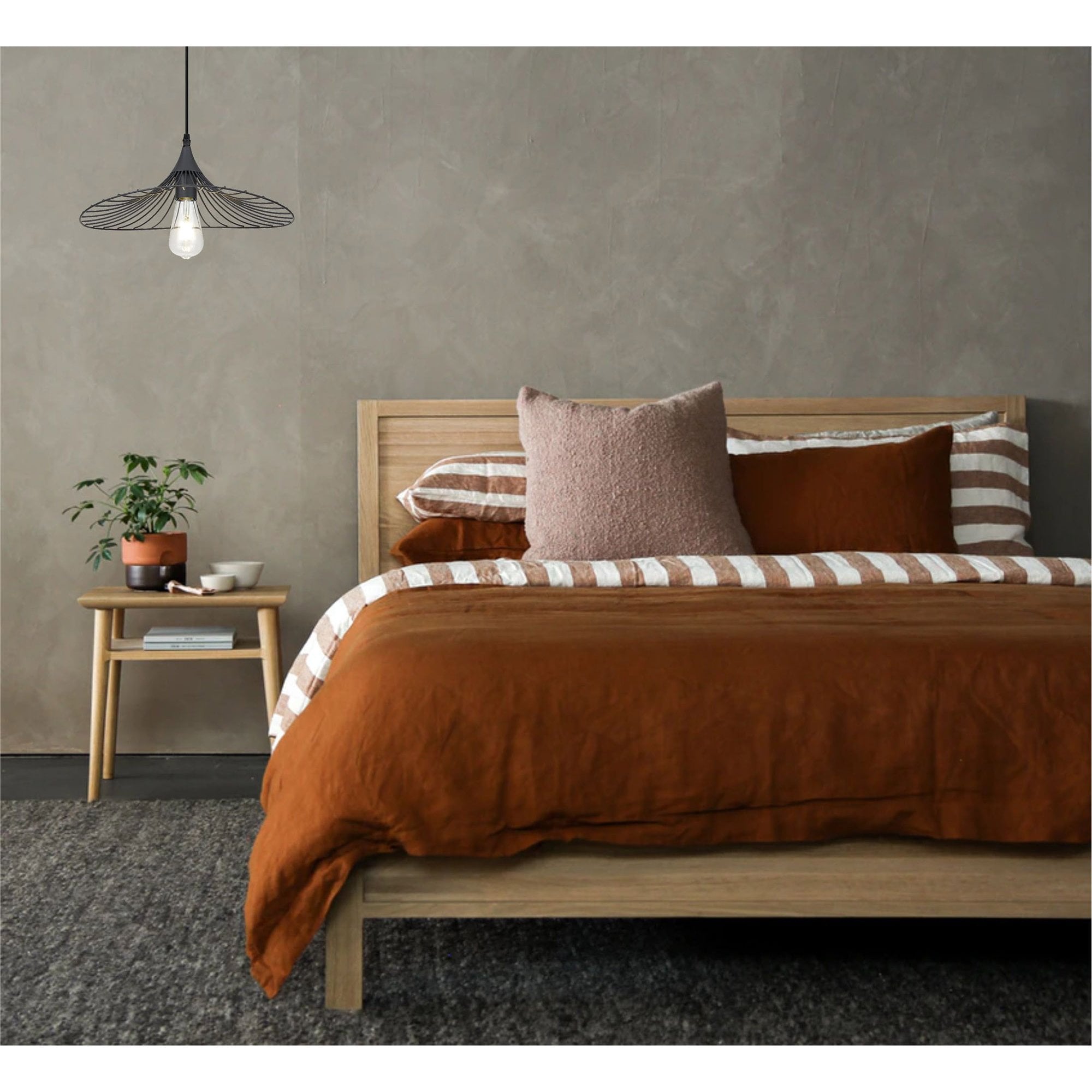 NL83809 Belgium Shallow Pendant Graphite