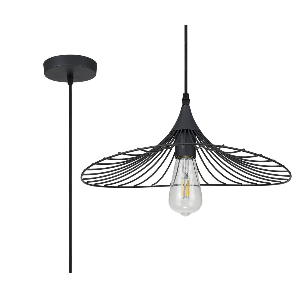 NL83809 Belgium Shallow Pendant Graphite
