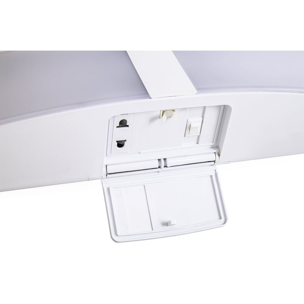 NL83909 Tilly Bathroom LED Wall Lamp Shaver Socket White