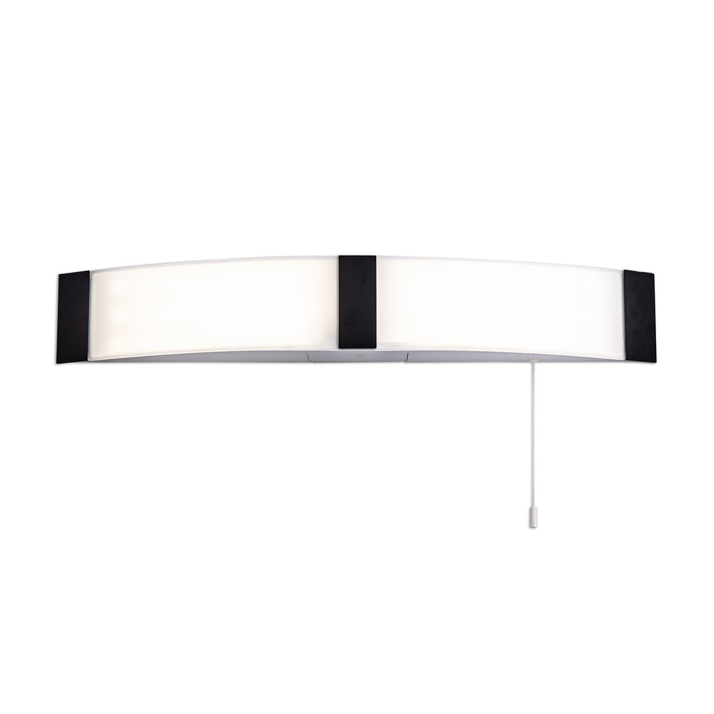 NL83929 Tilly Bathroom LED Wall Lamp Shaver Socket Black