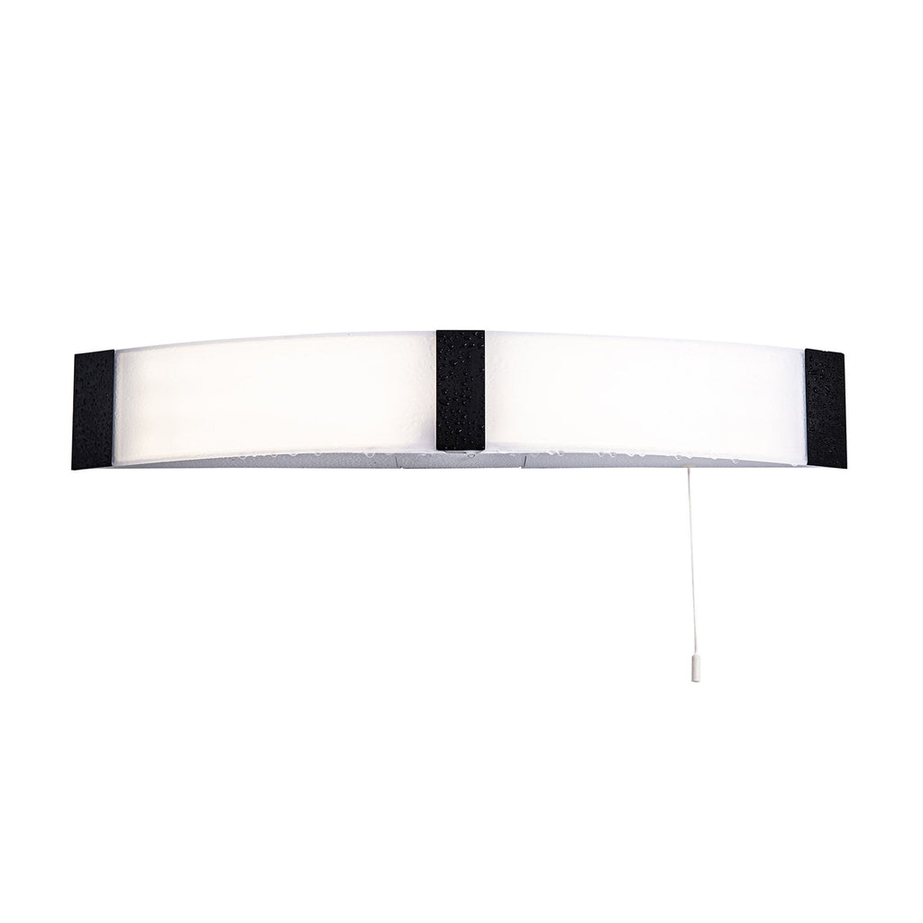 NL83929 Tilly Bathroom LED Wall Lamp Shaver Socket Black