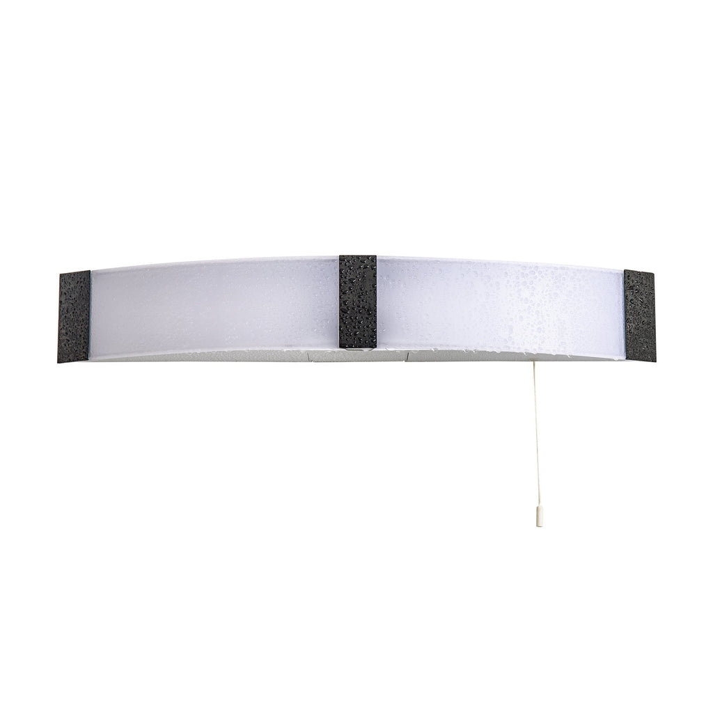 NL83929 Tilly Bathroom LED Wall Lamp Shaver Socket Black