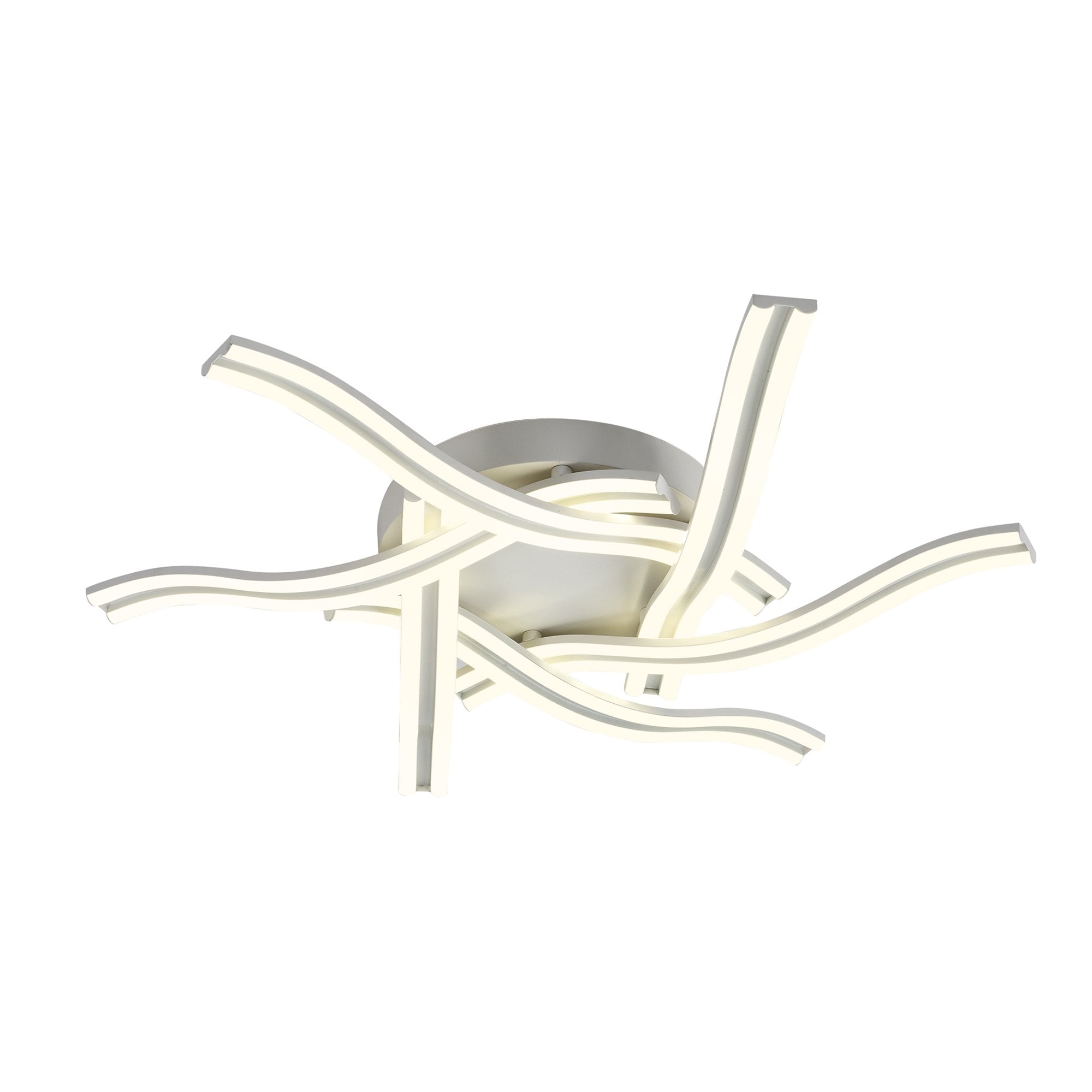 NL84089 Josh 6 Light Ceiling 3 Step Dimming White