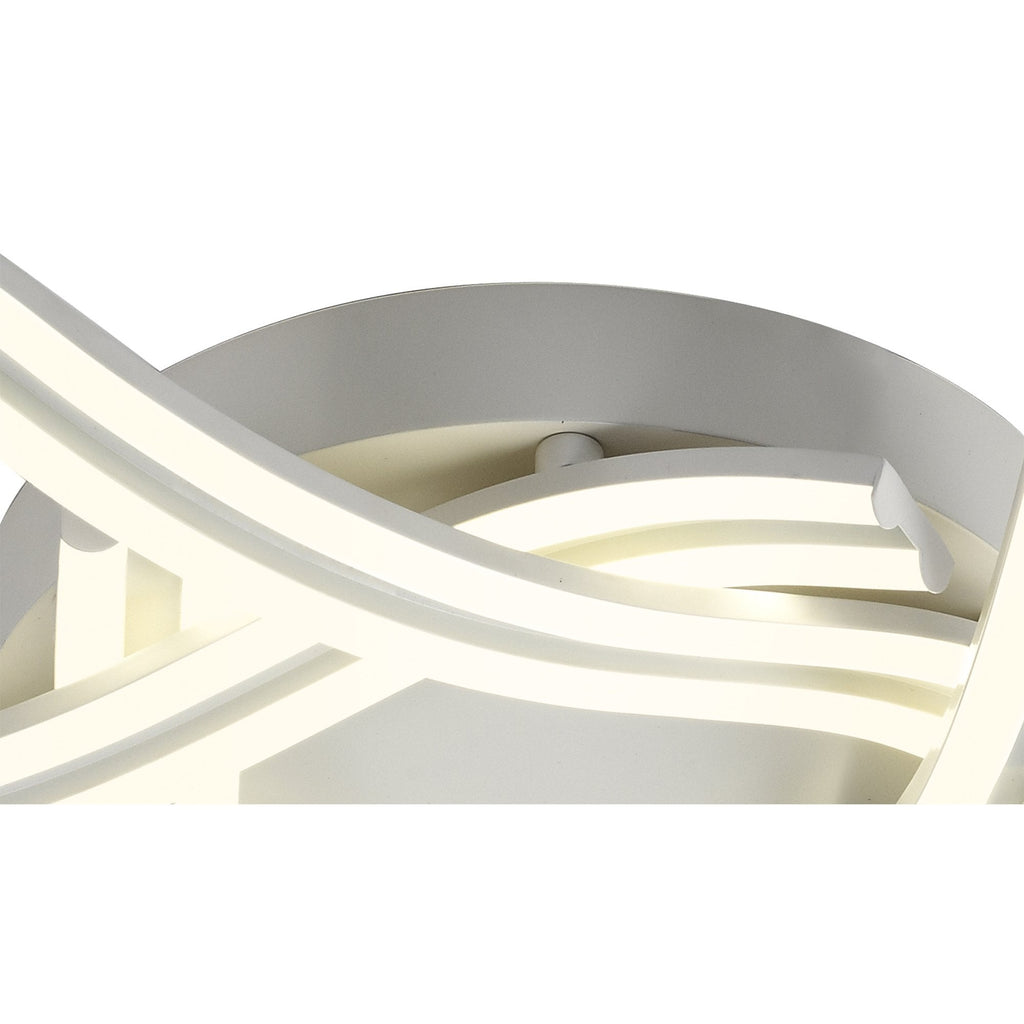 NL84089 Josh 6 Light Ceiling 3 Step Dimming White
