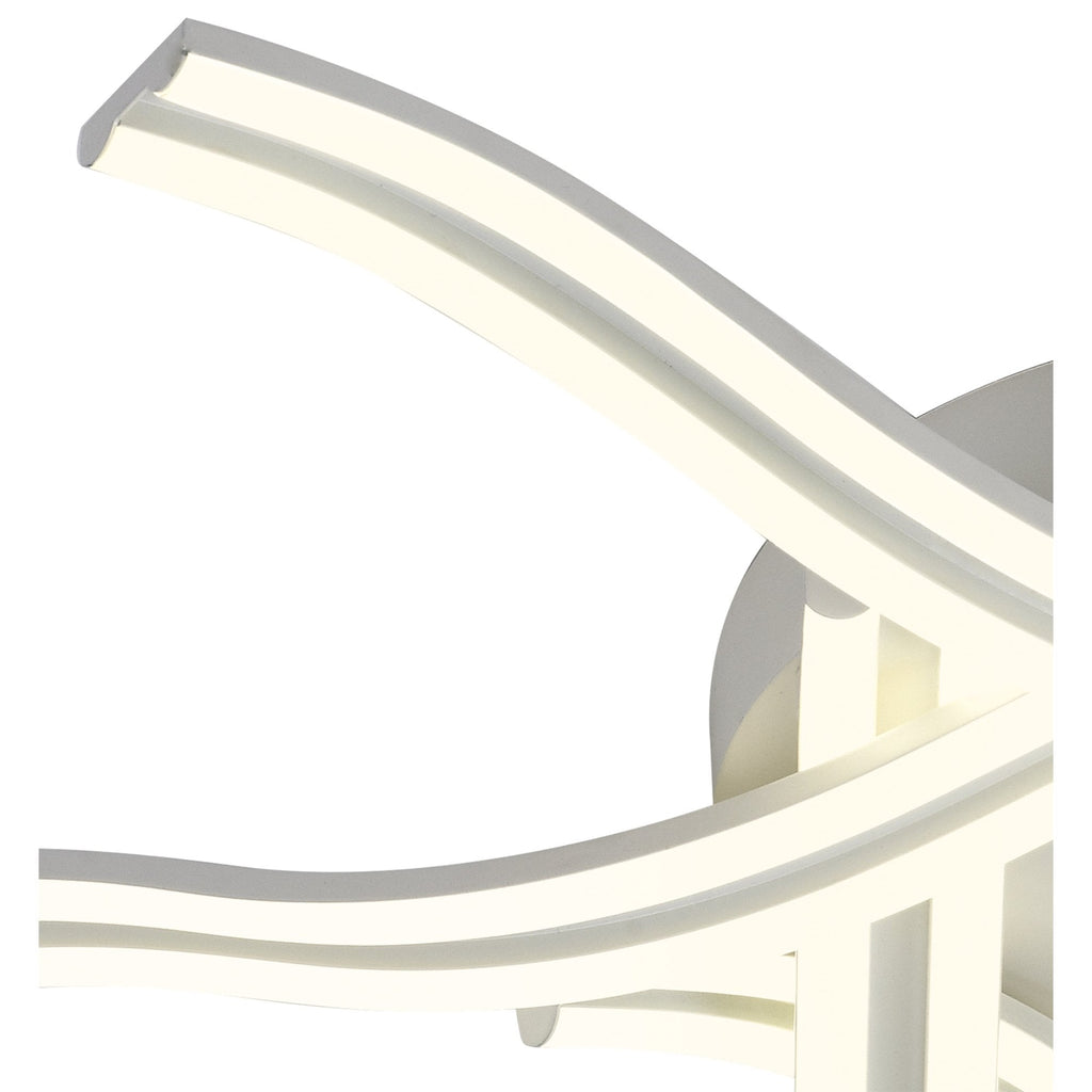 NL84089 Josh 6 Light Ceiling 3 Step Dimming White