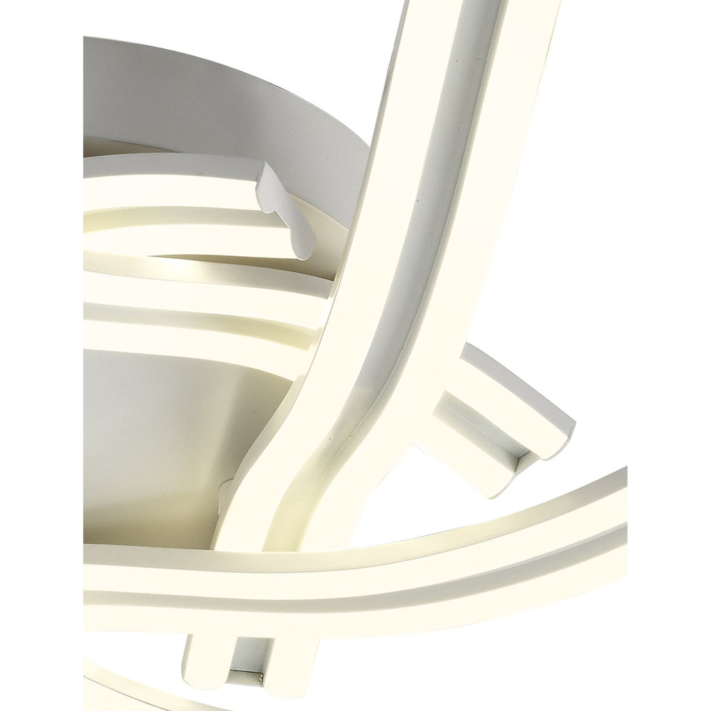 NL84089 Josh 6 Light Ceiling 3 Step Dimming White