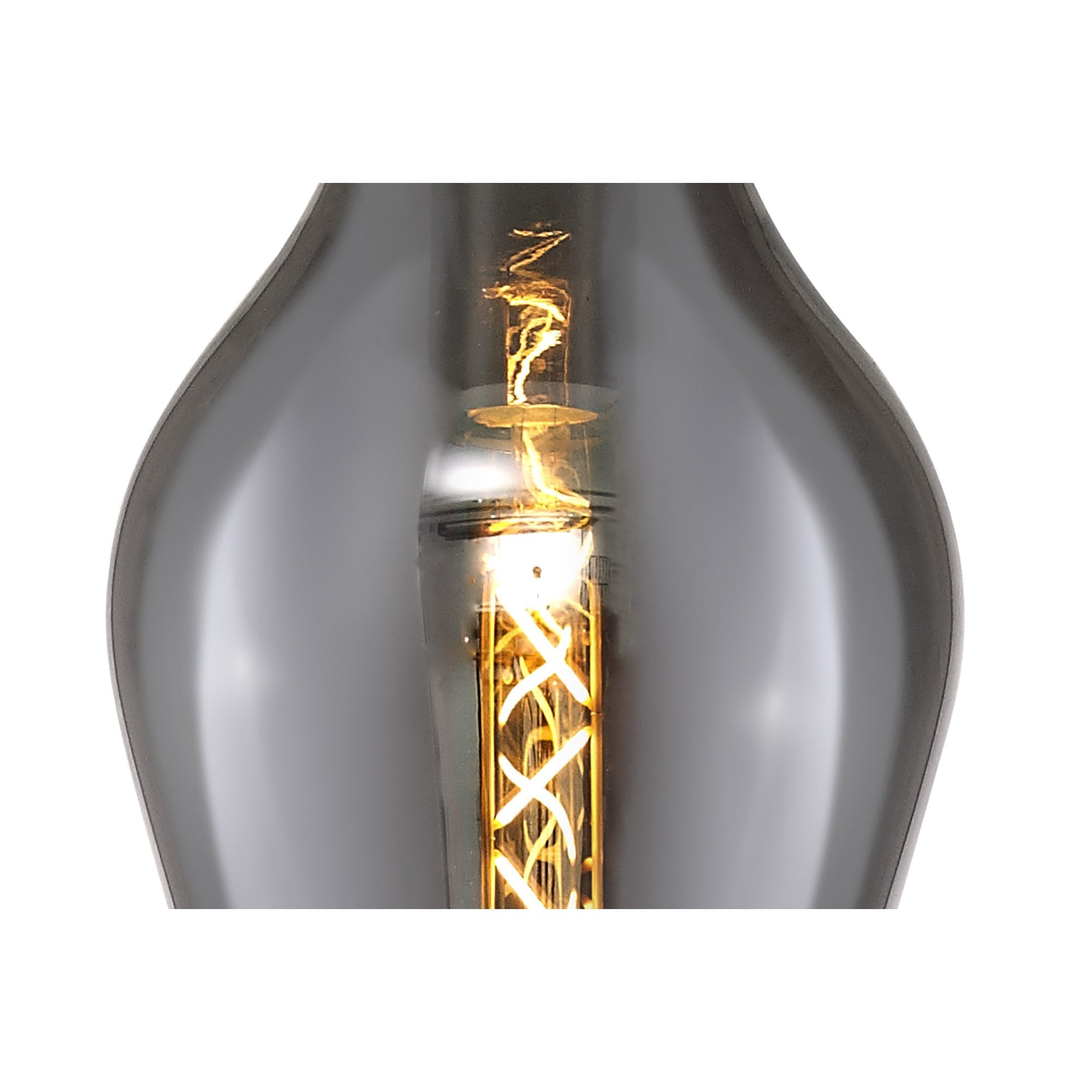 NL84149 Zen Pendant 17cm Round Chrome & Smoke