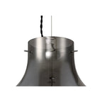 NL84169 Zen Pendant 38cm Round Chrome & Smoke