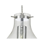 NL84179 Zen Pendant 17cm Round Chrome & Clear
