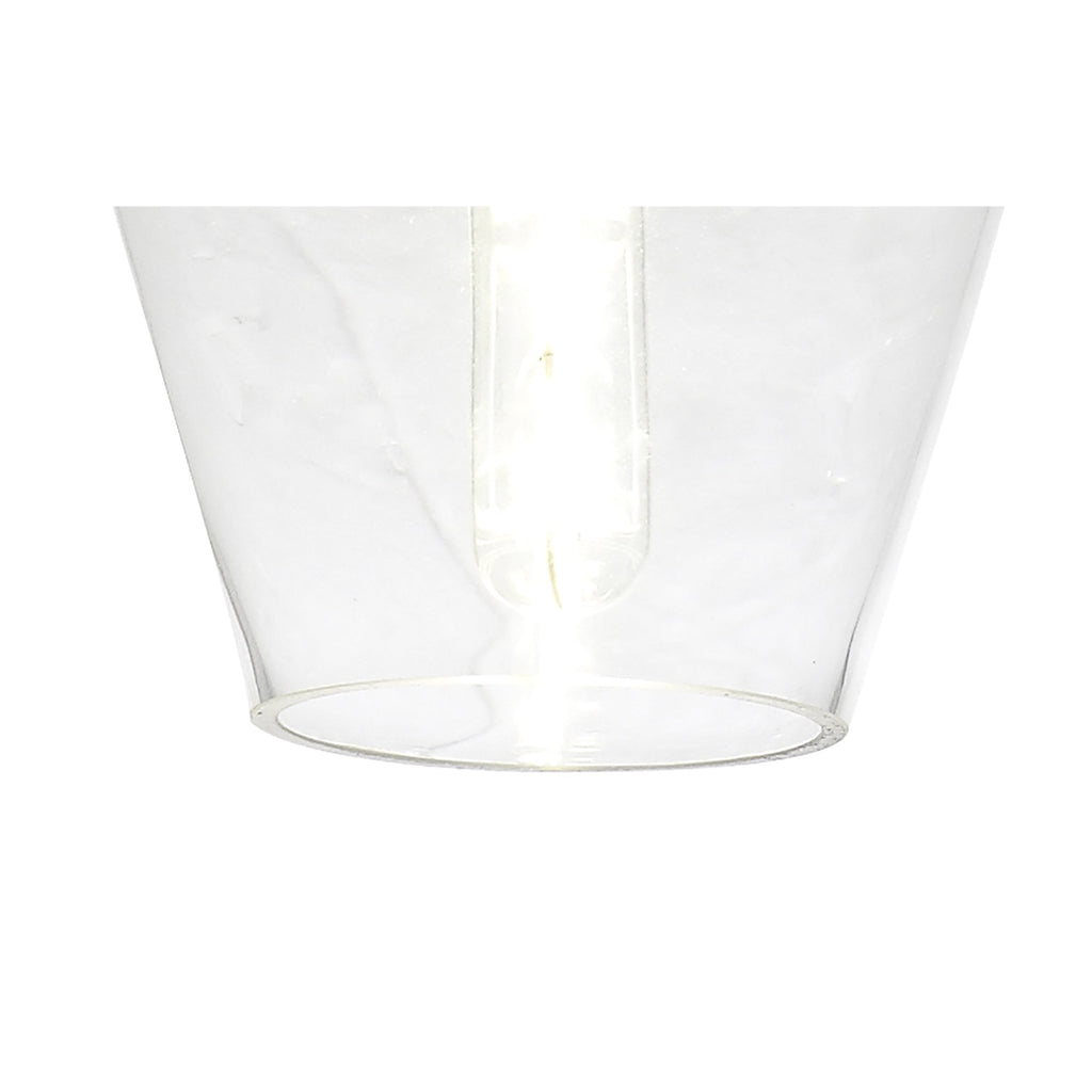 NL84179 Zen Pendant 17cm Round Chrome & Clear