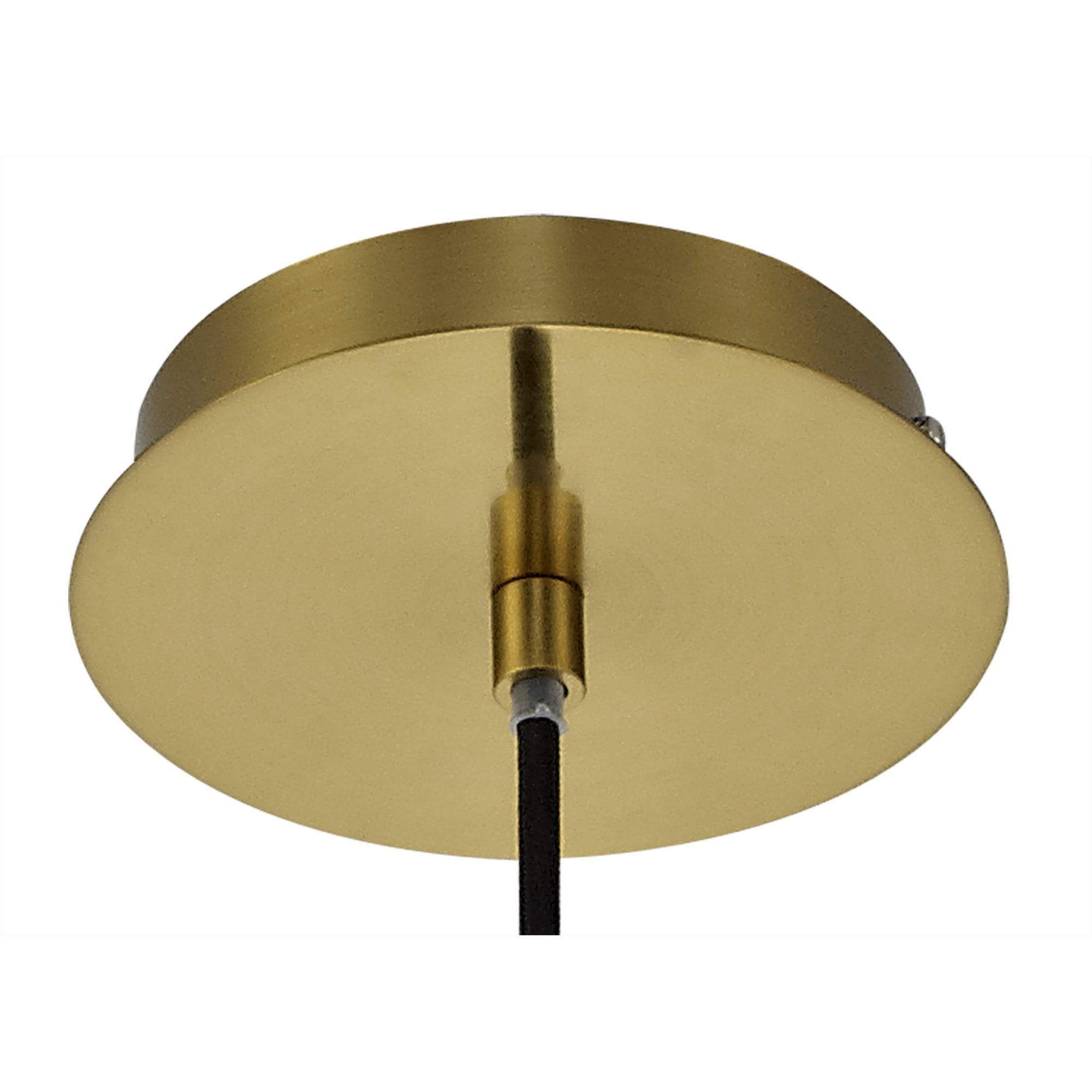NL84209 Kane Pendant 15cm Cone Ancient Brass & Clear